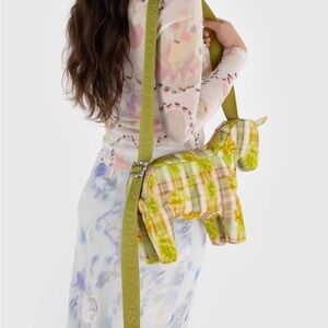 Collina Strada x Baggu Horse Bag in Plaid